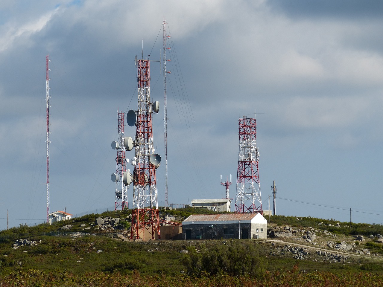Photo by falco antenna, communication, transmission